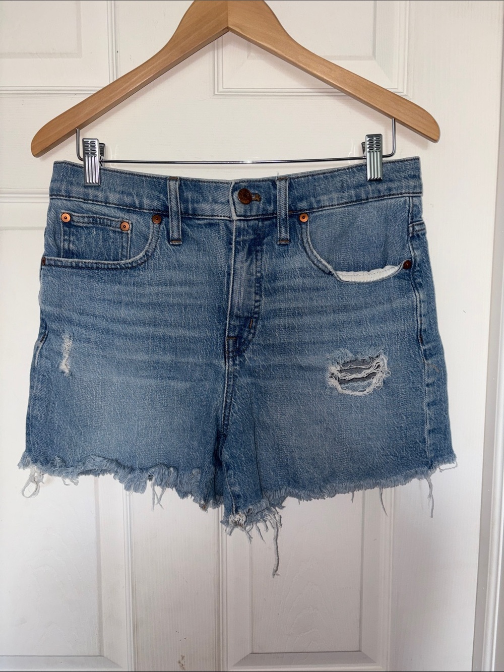 Madewell High Rise Denim Shorts Blue Size 29